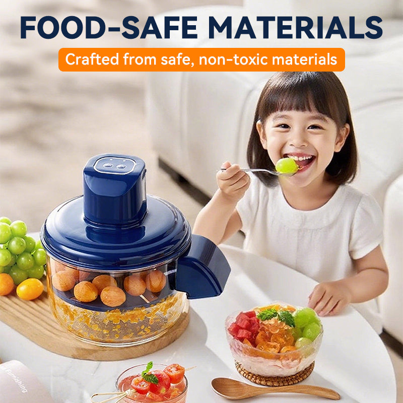 ⏳Limited-time 50% off⏰Transparent Electric Fruit and Vegetable Peeler🍇🧄