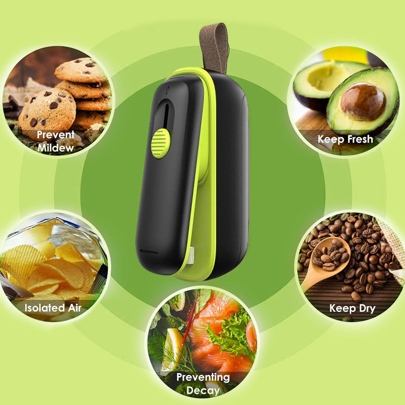 🔥Hot Sale🔥Portable 2-in-1 Heat Bag Sealer With Cutter (50% OFF)