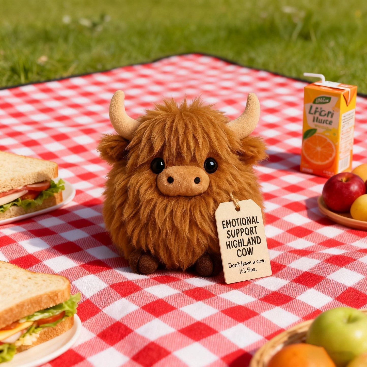 🔥50% off🐂Emotional Support Highland Cow Plush
