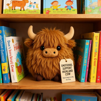 🔥50% off🐂Emotional Support Highland Cow Plush