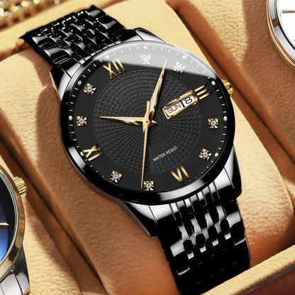 🎄Christmas Sale 60% OFF🔥Men's Stainless Steel Waterproof Business Watch