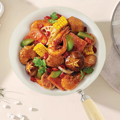 Lightweight Ceramic Non-Stick Wok Pan