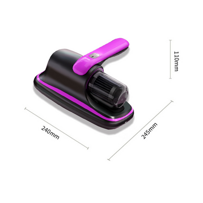 Exclusive 50% OFF | Cordless UV Mite Removal Vacuum | 8000Pa Strong Suction & High-Frequency Vibration | Deep Cleaning Bedding & Sofa Dust Mite Killer