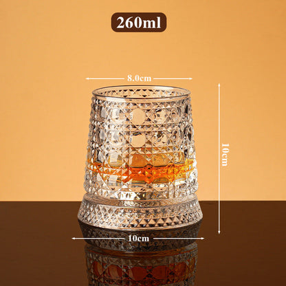 🥛💎New Year Hot Sale 50% OFF✨🔥360° Rotating Whiskey Glass Tumbler