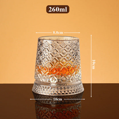 🥛💎New Year Hot Sale 50% OFF✨🔥360° Rotating Whiskey Glass Tumbler