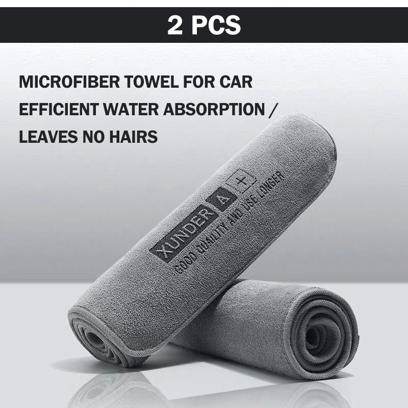 Microfiber Towel for Car - Effective Water Absorption & Leaves No Trace