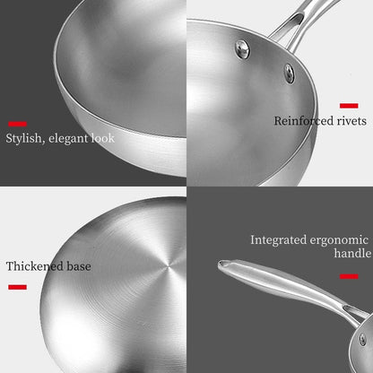 Tri-Ply Stainless Steel Frying Pan