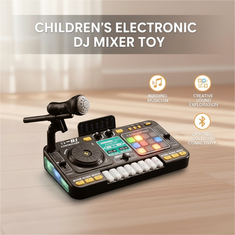 🔥🎁Children's Electronic DJ Mixer Toy