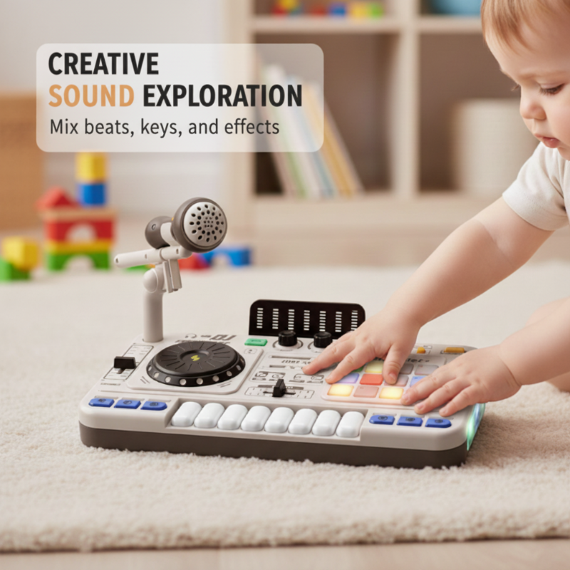 🔥🎁Children's Electronic DJ Mixer Toy