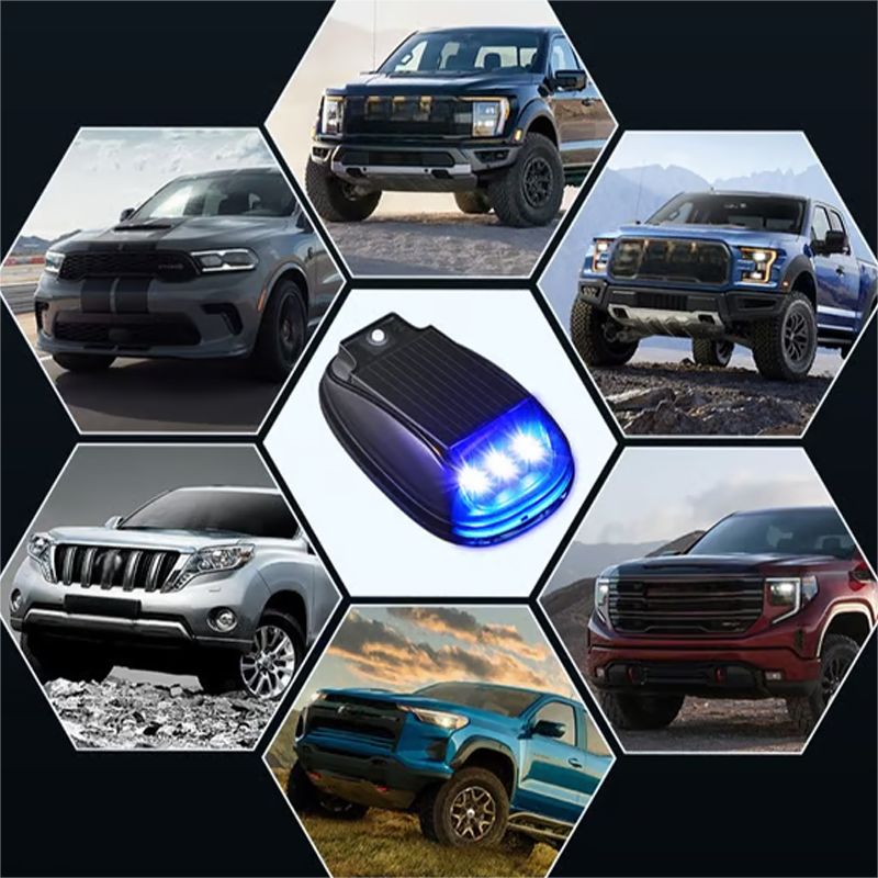 Waterproof Solar Car Roof Light with Remote