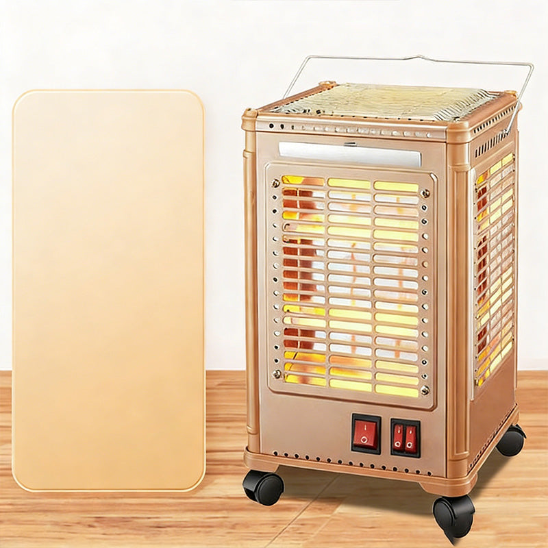 5 Sides Portable Electric Heater with BBQ Grill Top（50% OFF）