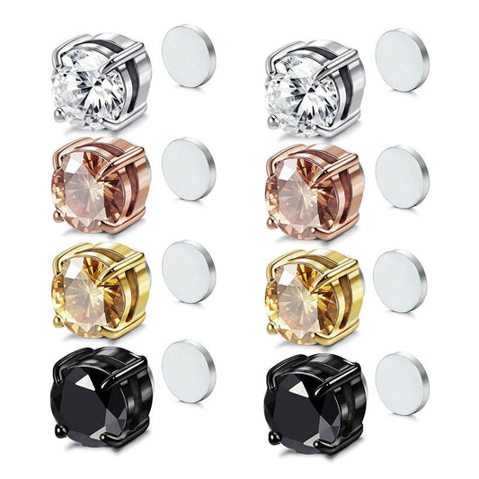 🔥 Hot Sale 50% OFF 🔥No Piercing Needed Magnetic Zirconia Stud Earrings
