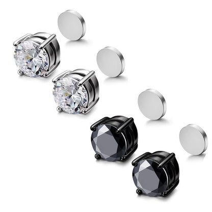 🔥 Hot Sale 50% OFF 🔥No Piercing Needed Magnetic Zirconia Stud Earrings