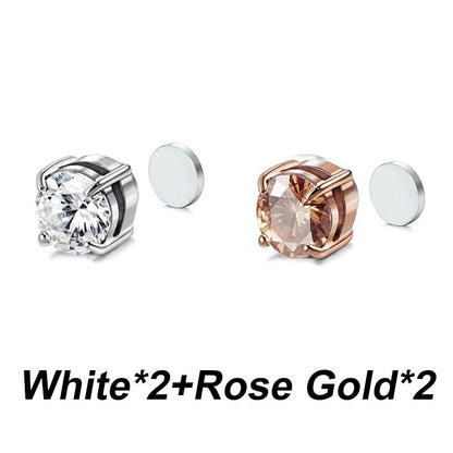 🔥 Hot Sale 50% OFF 🔥No Piercing Needed Magnetic Zirconia Stud Earrings