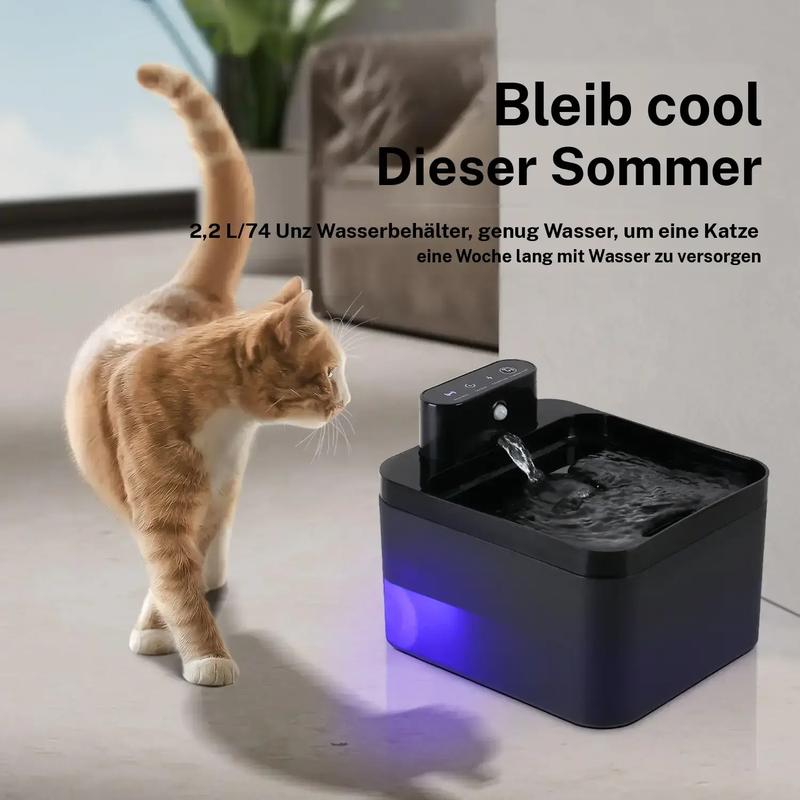 ⏰ 50% OFF – Limited Stock 🐱💧 Smart Motion-Sensing Cat Water Fountain – Fresh Flowing Water, Only When Your Cat Approaches! | Encourages Drinking, Prevents UTIs 🩺💚