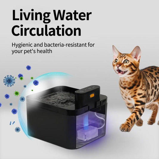 ⏰ 50% OFF – Limited Stock 🐱💧 Smart Motion-Sensing Cat Water Fountain – Fresh Flowing Water, Only When Your Cat Approaches! | Encourages Drinking, Prevents UTIs 🩺💚