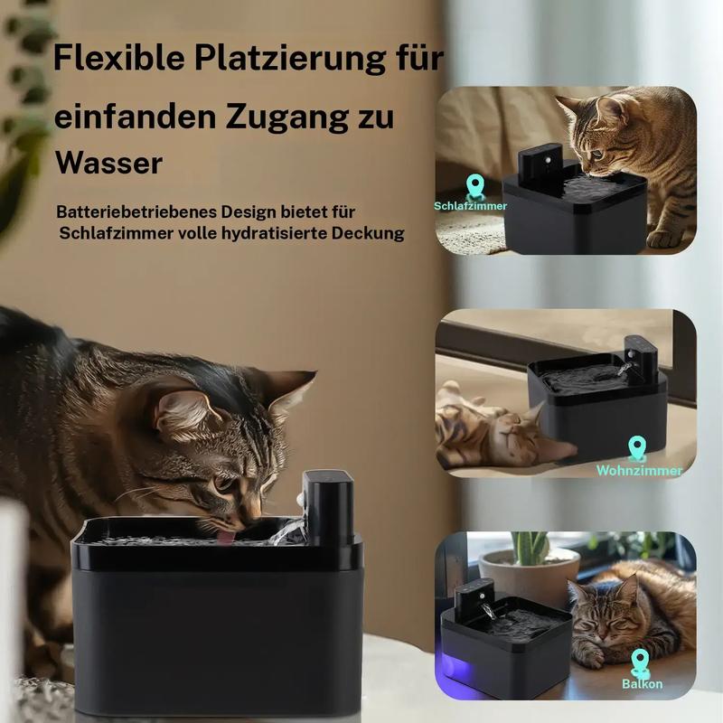 ⏰ 50% OFF – Limited Stock 🐱💧 Smart Motion-Sensing Cat Water Fountain – Fresh Flowing Water, Only When Your Cat Approaches! | Encourages Drinking, Prevents UTIs 🩺💚
