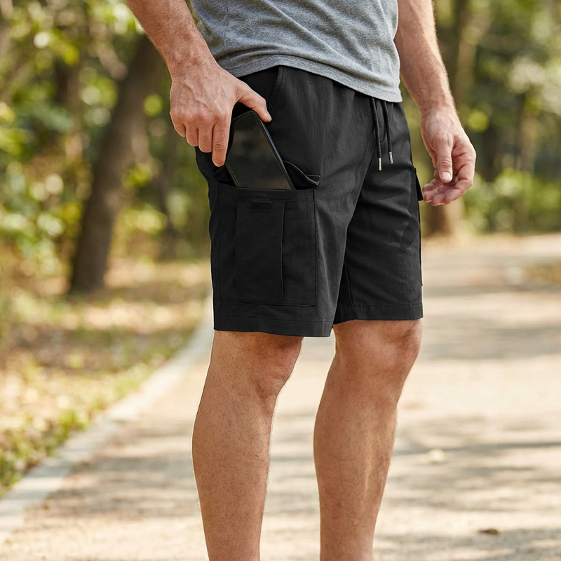 👖50% OFF NOW🔥Men's Casual Cargo Shorts with Elastic Waist