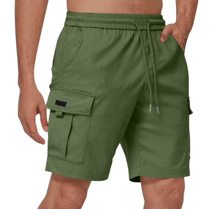 👖50% OFF NOW🔥Men's Casual Cargo Shorts with Elastic Waist