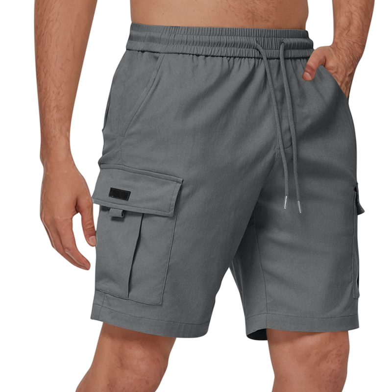👖50% OFF NOW🔥Men's Casual Cargo Shorts with Elastic Waist