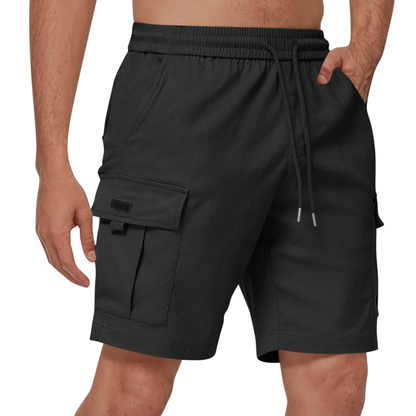 👖50% OFF NOW🔥Men's Casual Cargo Shorts with Elastic Waist