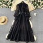 🎁New arrival 60% OFF💥Vintage Embroidered Lantern Sleeve Dress