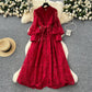 🎁New arrival 60% OFF💥Vintage Embroidered Lantern Sleeve Dress