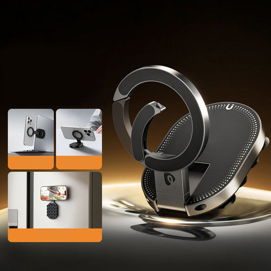📱 BUY 2 GET 1 FREE! 🧲 Multi-Functional Magnetic & Suction Phone Stand – Strong Grip, 360° Rotation & Perfect for Car, Desk & Kitchen 🚗