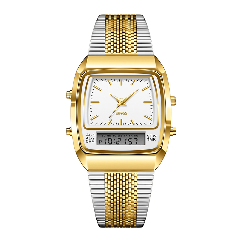 ⌚50% OFF NOW! ✨ Retro Style Square Face Multifunction Watch – Chronograph, Date Display & Classic Design 🕰️