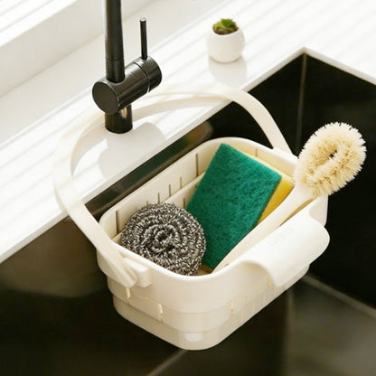 ⏰💰 50% OFF – Collapsible Faucet-Hanging Sink Strainer Basket | Hangs on Faucet, Collapses Flat! | Perfect for Veggies, Fruits & Dishes 🥦🍅🧽