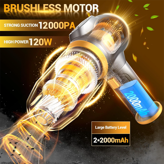 ⏰ 50% OFF – Limited Time 🔋💨 Cordless 4-in-1 Handheld Vacuum – Powerful Suction for Car & Home! | Lightweight, Compact & Ready to Go 🚗🏠