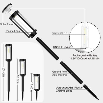 🎉BUY MORE GET MORE FREE🎁Solar Pathway Lights Outdoor