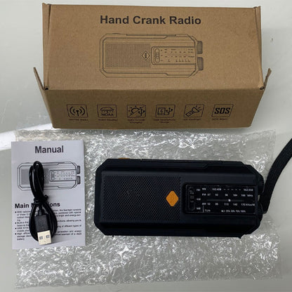 ⏳LAST DAY SALE ONLY ￡28.99!!🔥 Solar & Hand Crank Survival Radio✨ 📻 2000mAh Power Bank, Torch + SOS Alarm | For UK Power Cuts & Outdoor Emergencies
