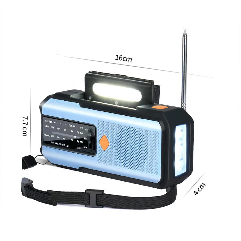⏳LAST DAY SALE ONLY ￡28.99!!🔥 Solar & Hand Crank Survival Radio✨ 📻 2000mAh Power Bank, Torch + SOS Alarm | For UK Power Cuts & Outdoor Emergencies