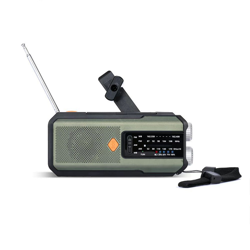 ⏳LAST DAY SALE ONLY ￡28.99!!🔥 Solar & Hand Crank Survival Radio✨ 📻 2000mAh Power Bank, Torch + SOS Alarm | For UK Power Cuts & Outdoor Emergencies