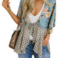 🔥Summer Hot Sale-50% Off!!✨Women's Floral Kimono Ruffle Sleeve Tie Cardigans Flowy Boho Loose Cover Ups