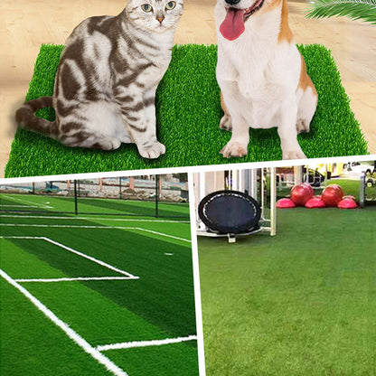 ⏳50% off⏰Artificial Grass Turf with Drainage Holes⚽🌿