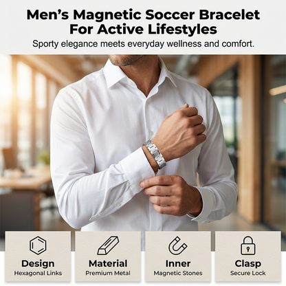 🔥Men's Magnetic Soccer Bracelet