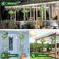 🔥2026 New Arrival ＆ Hot Sale🔥SOLAR-POWERED HANGING MILAN GRASS LIGHT! 💎 Lifelike Foliage, Auto On/Off & IP65 Waterproof ✨