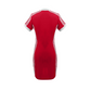 Women's Sporty V-Neck Bodycon Mini Dress