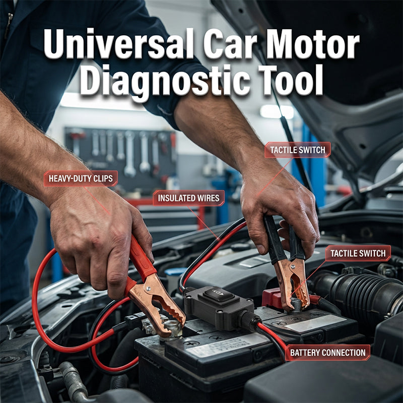🔧 50% OFF NOW! 🚗 Universal Car Motor Diagnostic Tool – Heavy-Duty Copper Clamps, One-Button Control & Instant Fault Detection for Fast Repairs ✨