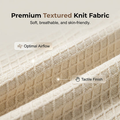 ☀️Breathable Knit Casual Set – Wrinkle-Free, Relaxed Fit
