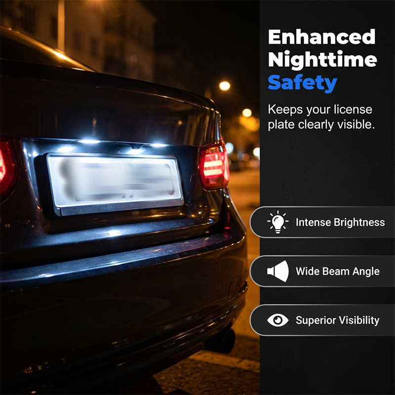 🚗20-Piece LED Car Lighting Kit: Includes roof lights, T10 parking lights, dual-tip reading lights, license plate lights, and interior lights