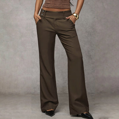 🔥2026 New Arrival ＆ Hot Sale ＆ 50％ Off🔥Women's Elegant Flared Suit Pants