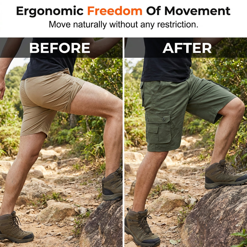 🩳 50% OFF NOW!🏕️ Men's Outdoor Cargo Shorts – Multi-Pocket & Breathable – Durable Casual Summer Shorts 🔥