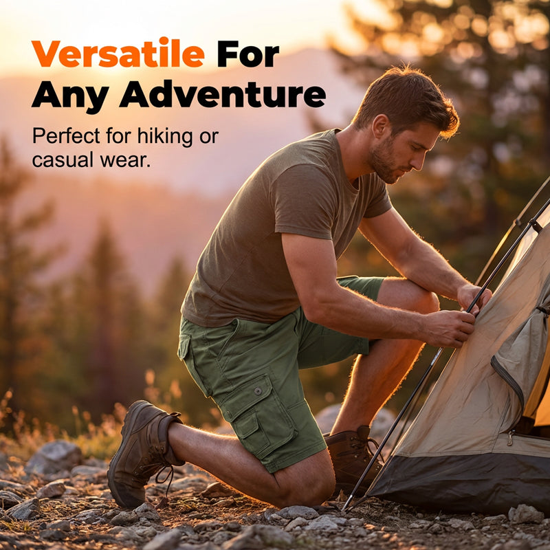🩳 50% OFF NOW!🏕️ Men's Outdoor Cargo Shorts – Multi-Pocket & Breathable – Durable Casual Summer Shorts 🔥