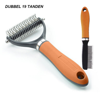 🐾 50% OFF NOW! 🧹 Double-Sided Self-Cleaning Pet Grooming Brush – Removes Loose Fur, Massages Skin & Reduces Shedding for Dogs & Cats 🐶