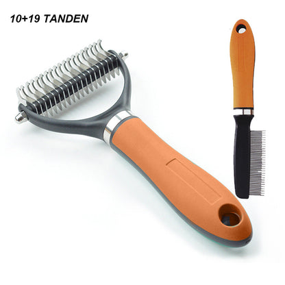 🐾 50% OFF NOW! 🧹 Double-Sided Self-Cleaning Pet Grooming Brush – Removes Loose Fur, Massages Skin & Reduces Shedding for Dogs & Cats 🐶