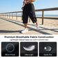Men's Casual Cargo Capri Shorts