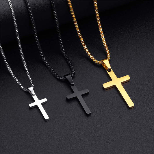 ✝️ 50% OFF NOW! 🔥 Double Layer Cross Pendant Necklace – Elegant Design, High-Quality Metal & Perfect for Daily Wear or Gift Giving 🎁